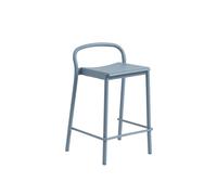 Linear Steel Bar Stool 65 cm Pale Blue