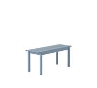 Linear Steel Bench 110x34 cm Pale Blue