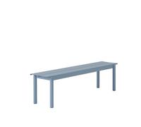 Linear Steel Bench 170x34 cm Pale Blue