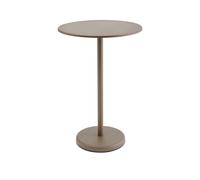 Linear Steel Café Garden Table 70x105 Taupe