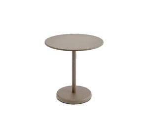 Linear Steel Café Garden Table 70x73 Taupe
