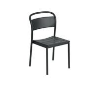 Linear Steel Dining Chair Black