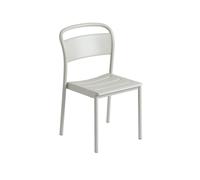 Linear Steel Dining Chair Gray