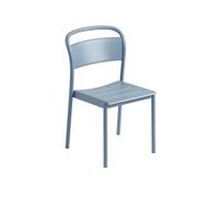Linear Steel Dining Chair Pale Blue