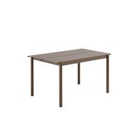 Linear Steel Table 140x75 cm Taupe