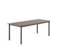 Linear Steel Table 200 x 75 cm Taupe