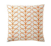 Orla Kiely Small Linear Stem Cushion, Persimmon