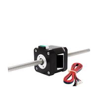Linear Stepper Motor 42HA40-T8*8 Linear Stepper Motor NEMA 17 Through Screw Stepper Motor(4401-t8-200mm,Range 2mm)