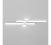 Linear Wall Sconce, Geometric Metal Strip Wall Light with Acrylic Shade, Bedside Lighting Wall Lamp, Modern LED Wall Lights, Indoor Long Atmosphere Lamps for Living Room