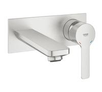 GROHE Lineare - Single Lever Basin Mixer wall-mounted with projection 149 mm without waste set supersteel