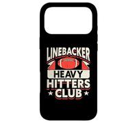 Linebacker Heavy Hitters Club For A Hard Hitting Linebacker Case for iPhone 17 Pro Max