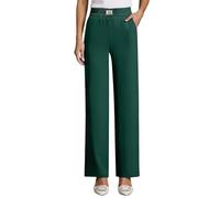 Linebalm Pants, Pulisa Heracomfy Glamorease - Perfect Drape High Rise Pull-On Stretch Pants for Senior Women Over 50 for Yoga Casual Gym and Sports Loose Fit Hippie Clothes, 01-Green, XXL