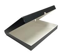 Lineco 16x20 Black Clamshell Archival Folio Storage Box, 1.75" Deep. Removable Lid. Acid-Free with Metal Edge. Protects Picture Longevity, Organize Photos or Documents, Crafts, DIY