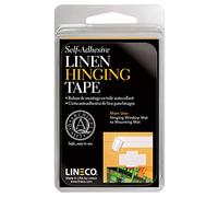 Lineco 378794 Linen Sa Hinge Tape White, 1.25 x 12