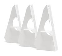 Lineco, 50 Pack Cardboard Easel Backs 7 Inch, Self Stick Single Wing Stand, Display Signs, Cards, Photographs, Brochures, Posters, Craft Projects, White