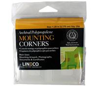 Lineco Clear Polypropylene Photo Mounting Corners Full View 3.2 Cm (1.25") 256 Pack