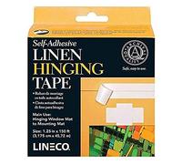 Lineco Linen Self Adhesive Hinging Tape 1.25Inx150Ft