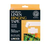 Lineco Linen Self Adhesive Hinging Tape 1.25Inx150Ft
