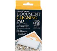 LINECO Non-Abrasive Document Cleaning Pad-2" x 4.75", White, 1 Count (Pack of 1)