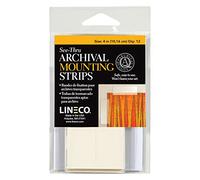 Lineco See-Thru Archival Mounting Strips 12/Pkg-4"