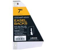 Lineco Self-Adhesive Easel Backs 7" (17.78Cm) White Pack Of 5