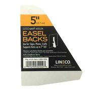 Lineco Self-Adhesive Easel Backs White 5" (12.7Cm) Pack Of 25