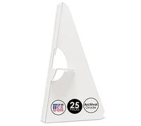 Lineco Self Stick Easel Backs White 12 in. Pack of 25