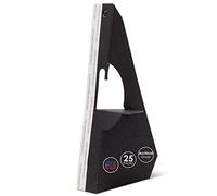Lineco Single Wing Self-Stick Easel Backs, Size 7" Color: Black, (Pack of 25)