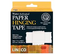 Lineco Water-Activated Gummed Frame/Hinging Tape, 1-Inch x 130-Feet (ANL5330751)