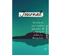 Lined 150 Page Softcover Journal/Notebook - Containing Bible Verses & A Gratitude Page - Wisdom