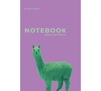 Lined Designed Notebook - Original Llama Photography Journal | Animal Lover Edition | Violet & Mint: lined writing notebook for students and ... supplies (ANIMAL LOVER EDITION - LLAMA)