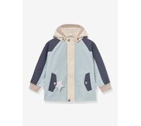 Lined hooded jacket for babies MATWALLY MINI A TURE light blue