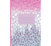 Lined Journal Composition Notebook- Pastel pinks and purple with Leopard Print