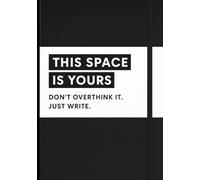 Lined Journal Notebook - 160 Pages, Medium 5.6 in x 8 in, Black Cover - Perfect for Work, School, and Daily Notes