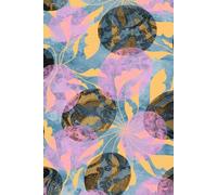 Lined Journal with Original Abstract Artwork: Designer Notebook Featuring One-of-a-Kind Mixed Media Cover by a Professional Artist