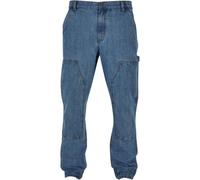 Urban Classics Double Knee Jeans Blue 34 Men
