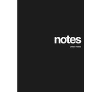 Lined Notebook | Black Cover | 100 Pages | 6 x 8.25 Inch: For Writing, Notes and Everyday Use