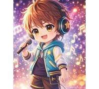 Lined Notebook - Cute Singer Boy: A fun space for journaling, notes, and creative ideas