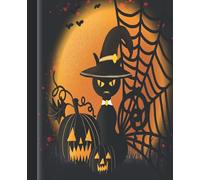 Lined Notebook Halloween: College Ruled Paper Notebook Journal | Blank Wide Lined Workbook for Girls Boys Kids Teens ... Back to School and Home College Writing Notes
