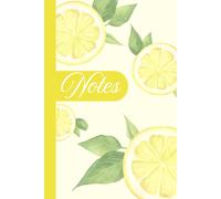 Lined Notebook: Sunny Lemon Journal with Lined Pages | Stylish Writing Notebook for Notes, Journaling, School & Work