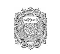Lined Notebook with Mandala Art Cover: Lined Notebook for 2025 through 2026