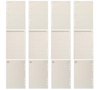 Lined Paper for 6 Hole Planner Refills A5 Daily Weekly Monthly
