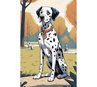 Lined Paper Notebook Dalmatian: A5 96-page, Paws and Lines: A Dalmatian Inspired for school and studies
