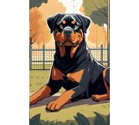 Lined Paper Notebook Rottweiler: A5 96-page, Paws and Lines: A Rottweiler Inspired for school and studies