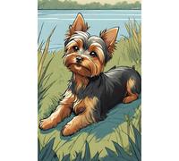 Lined Paper Notebook Yorkshire Terrier: A5 96-page, Paws and Lines: A Yorkshire Terrier Inspired for school and studies