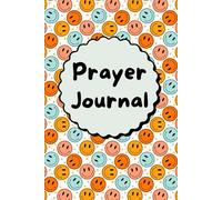 Lined Prayer Journal: paperback smiley retro cover with Psalms 141:2