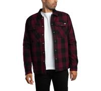 Dickies Sherpa Lined Sacramento Moto Motorcycle Motorbike Shirt Maroon