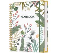 Lined Spiral Notebook Journal for Women, 200 Pages Aesthetic Notebooks 8.5” x 11”, A4 Large Hardcover Spiral Journals with 100 GSM Thick Paper, Cute College Ruled Notebook for Writing Work School