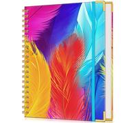 Lined Spiral Notebook Journal for Women, 200 Pages Cute Notebooks 8.5” x 11”, A4 Large Hardcover Spiral Journals with 100 GSM Thick Paper, College Ruled Notebook for Writing Work School, Colorful