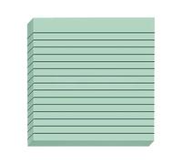 Lined Sticky Notes 76 x 76mm Vintage Ruled Post Stickies Colorful Sticking Power Memo Pads, for, Home, School, Meeting, Notes Lined,Coloured Notes (B, One Size)
